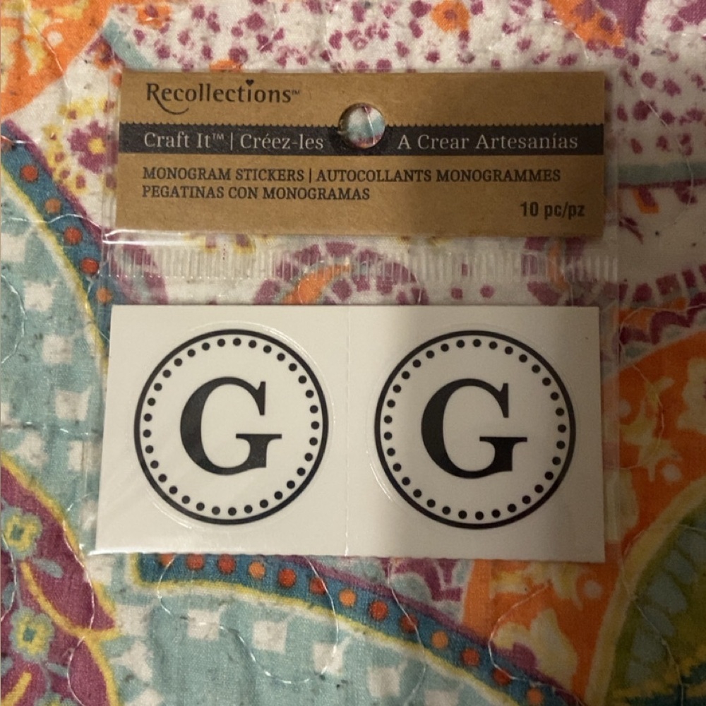 5/$10 | Hobby Lobby | Recollections Stickers